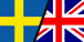 Svensk och engelsk flagga