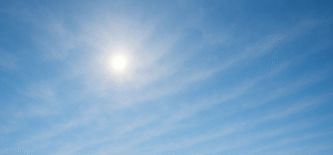 En himmel som bakgrund